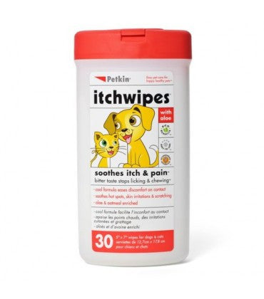 Petkin ItchWipes 30 wipes