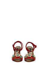 Szandál Dolce&Gabbana Női Bőr Piros és Sokszínű