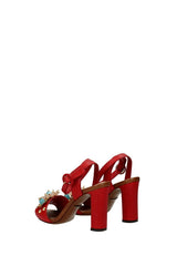 Szandál Dolce&Gabbana Női Bőr Piros és Sokszínű