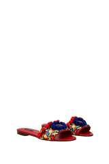 Papucs Dolce&Gabbana Női Bőr Piros és Sokszínű