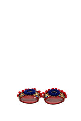 Papucs Dolce&Gabbana Női Bőr Piros és Sokszínű