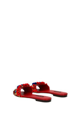 Papucs Dolce&Gabbana Női Bőr Piros és Sokszínű