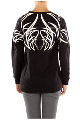 Pulóver Marcelo Burlon Női Pamut Fekete és Fehér