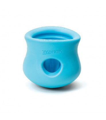 West Paw Design Zogoflex Toppl Dog Toy Small Aqua Blue