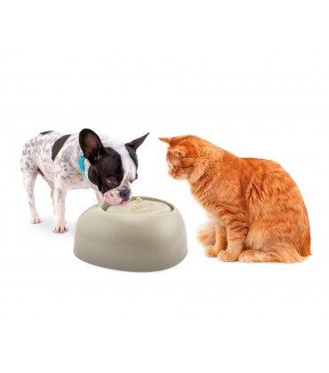 Imac Ciottoli Pet Fountain Water Bowl - 12 V Beige