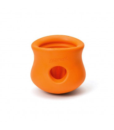 West Paw Design Zogoflex Toppl Dog Toy Large Tangarine Orange