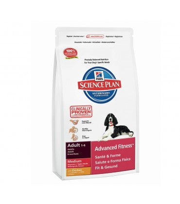 Hill's Science Plan Canine Adult Medium Chicken Dog Food - 14.5 kg