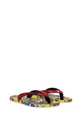 Strandpapucs Dolce&Gabbana Férfi Bőr Piros és Fekete