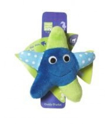 Outward Hound Cuddly Star Fish Plush Dog Toy