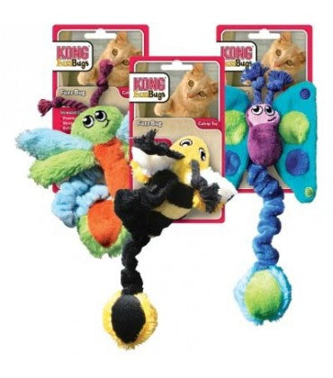 Kong Kitty Fuzz Bugs Cat Toy - Assorted