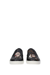 Papucs Dolce&Gabbana Férfi Bőr Fekete és Sokszínű