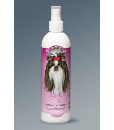 Bio-Groom Mink Oil Dog Conditioner - Instant Coat Glosser - 355 ml