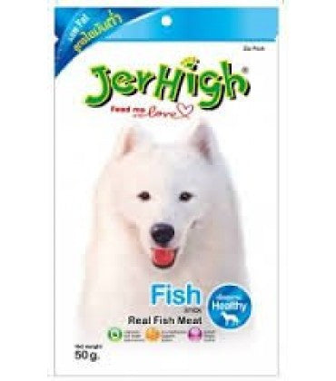 Jer High Fish Stick Dog Treats 50 g