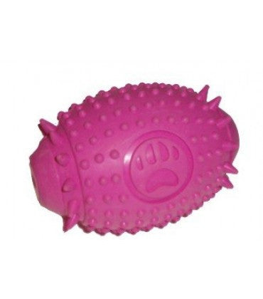 Pet Brands Rubba Squeaka Rugby Ball 11 cm