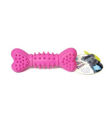 Pet Brands Rubba Squeak Bone Dog Toy