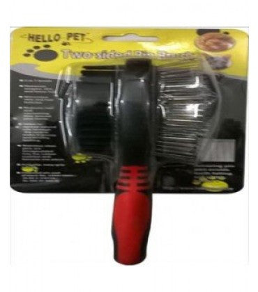 Hello Pet Two-Sided Pin Brush