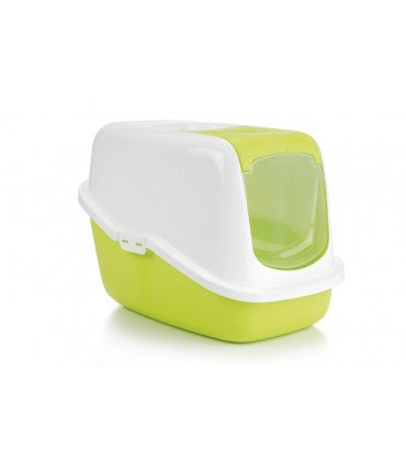 Savic Nestor Cat Toilet Home Lemon Green 22x15x15 inches