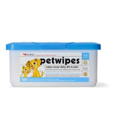 Petkin Petwipes 100 wipes