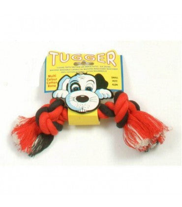 Pet Brands Multi Cloured Bone Dog Toy Medium - Tugger