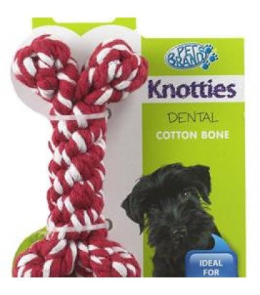 Pet Brands Knotty Bone Toy Small 12 cm