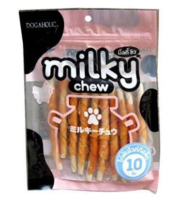 Rena's Milky Dog Chew Chiken Stick Style 10 Pieces