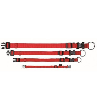 Trixie Classic Dog Collar L–XL: 16" - 26"/25 mm Red