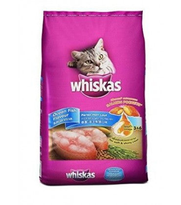 Whiskas Adult Dry Cat Food Ocean Fish 480 g