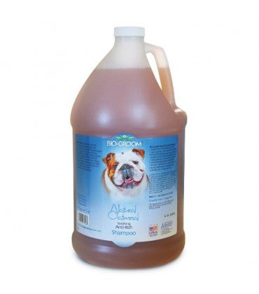 Bio-Groom Natural Oatmeal Aloe Vera Anti Itch Pet Shampoo - Gallon