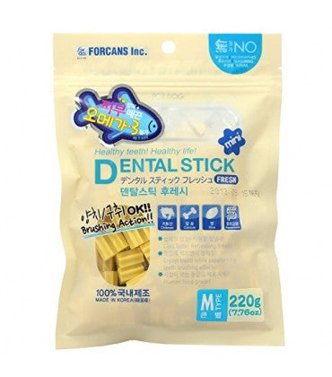 Forcans Dental Stick Omega Medium Chew Stick 220 g