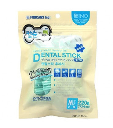 Forcans Calcium Small Dental Sticks for Pets 220 g