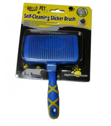 Hello Pet Self Cleaning Slicker Dog Brush - Large