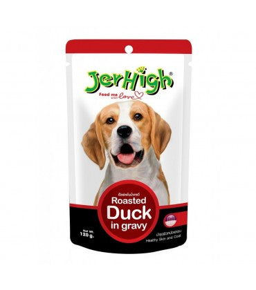 Jer High Roasted Duck In Gravy Dog Food 120 g