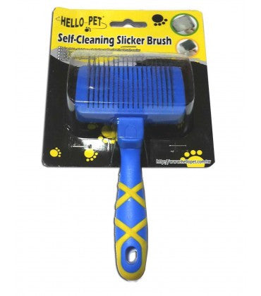 Hello Pet Self Cleaning Slicker Dog Brush - Small