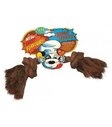 Pet Brands Beef Savoury Floss Cotton Chew Dog Toy