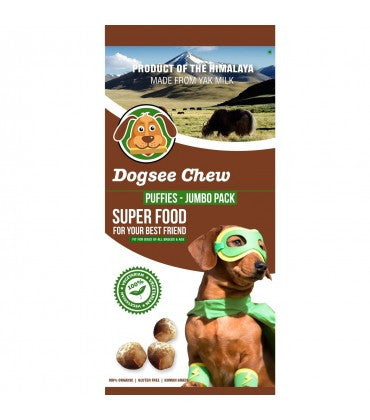 Dogsee Chew Puffies Dog Treats- Jumbo Pack 200 g