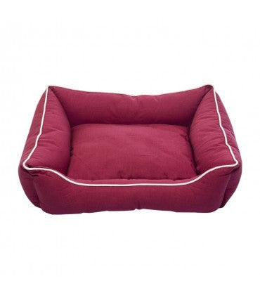 Dog Gone Smart Lounger Dog Bed 37"x31" Cranberry XL