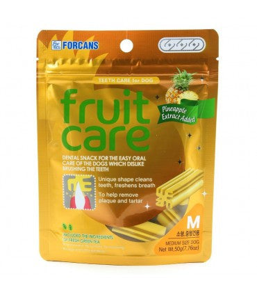 Forcans Fruit Care Pineapple Medium Dental Chew 70 g