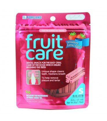 Forcans Fruit Care Strawberry Small Dental Chew 70 g