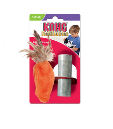 Kong Feather Top Carrot Cat Toy