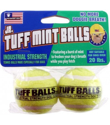 Petsport Jr. Tuff Mint Balls for Dogs - 2 pk