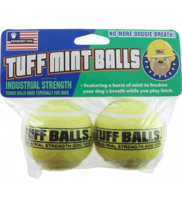 Petsport Tuff Mint Balls for Dogs - 2 pk