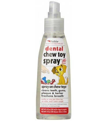 Petkin Dental Chew Dog Toy Spray - 120 ml