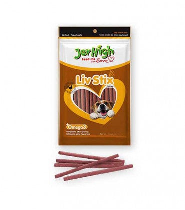 Jer High Liver Stix Dog Treats 100g