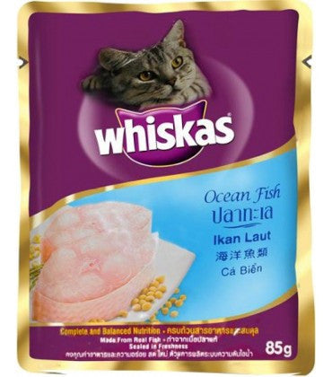 Whiskas Adult Wet Cat Food OceanFish 85 g  Pack of 6