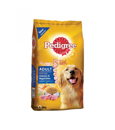 Pedigree Adult Chicken & Veg Dog Food - 15 kg