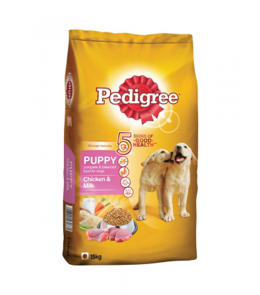 Pedigree Puppy Chicken & Milk Dog Food - 15 kg