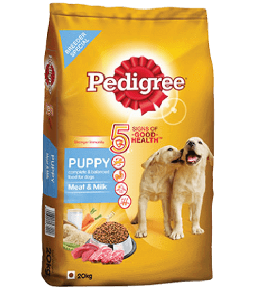 Pedigree Puppy Meat & Milk Dog Food - 20 kg