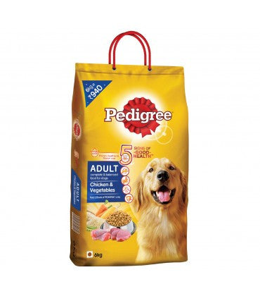 Pedigree Adult Chicken & Veg Dog Food - 6 kg