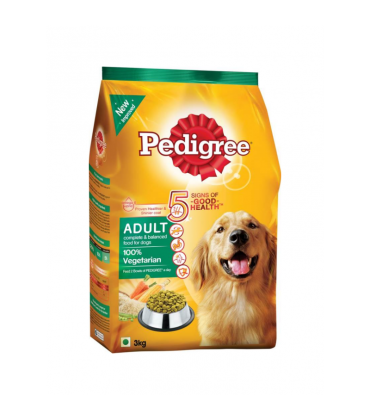 Pedigree Adult Vegeterian Dog Food - 3 kg