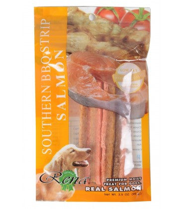 Rena's BBQ Chicken Strips with Salmon Dog Snack 99 g